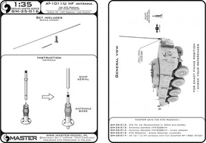 Master GM-35-016 Modern AFV Antenna AT-1011/U HF for KTO Rosomak and other vehicles 1/35 – imagen 5