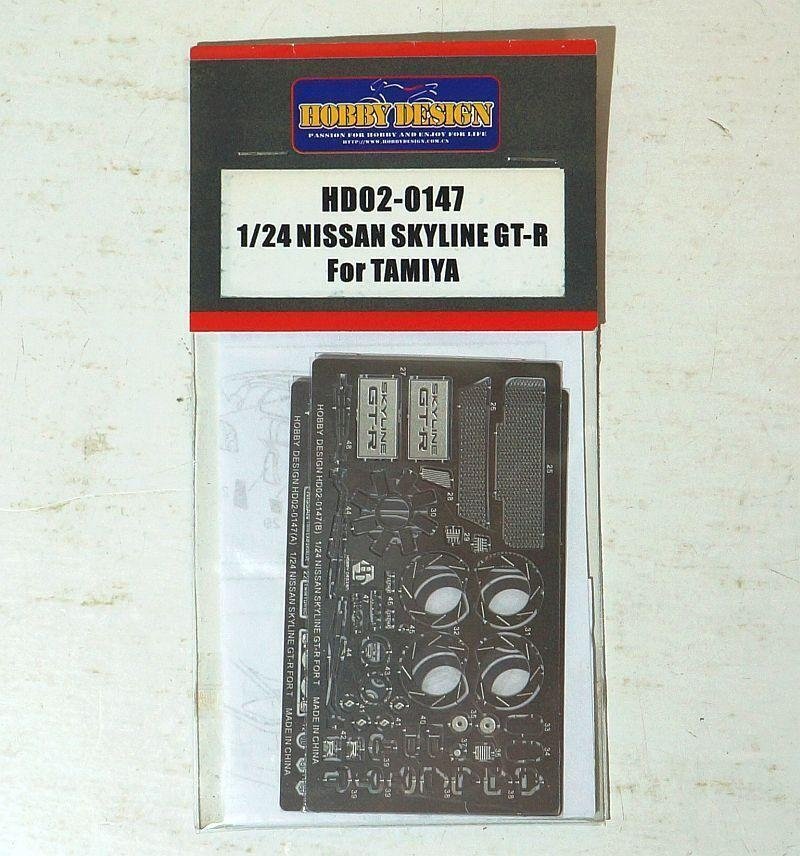 Hobby Design HD02-0147 Nissan Skyline GTR Detail-up Set for Tamiya 1/24 – immagine 2