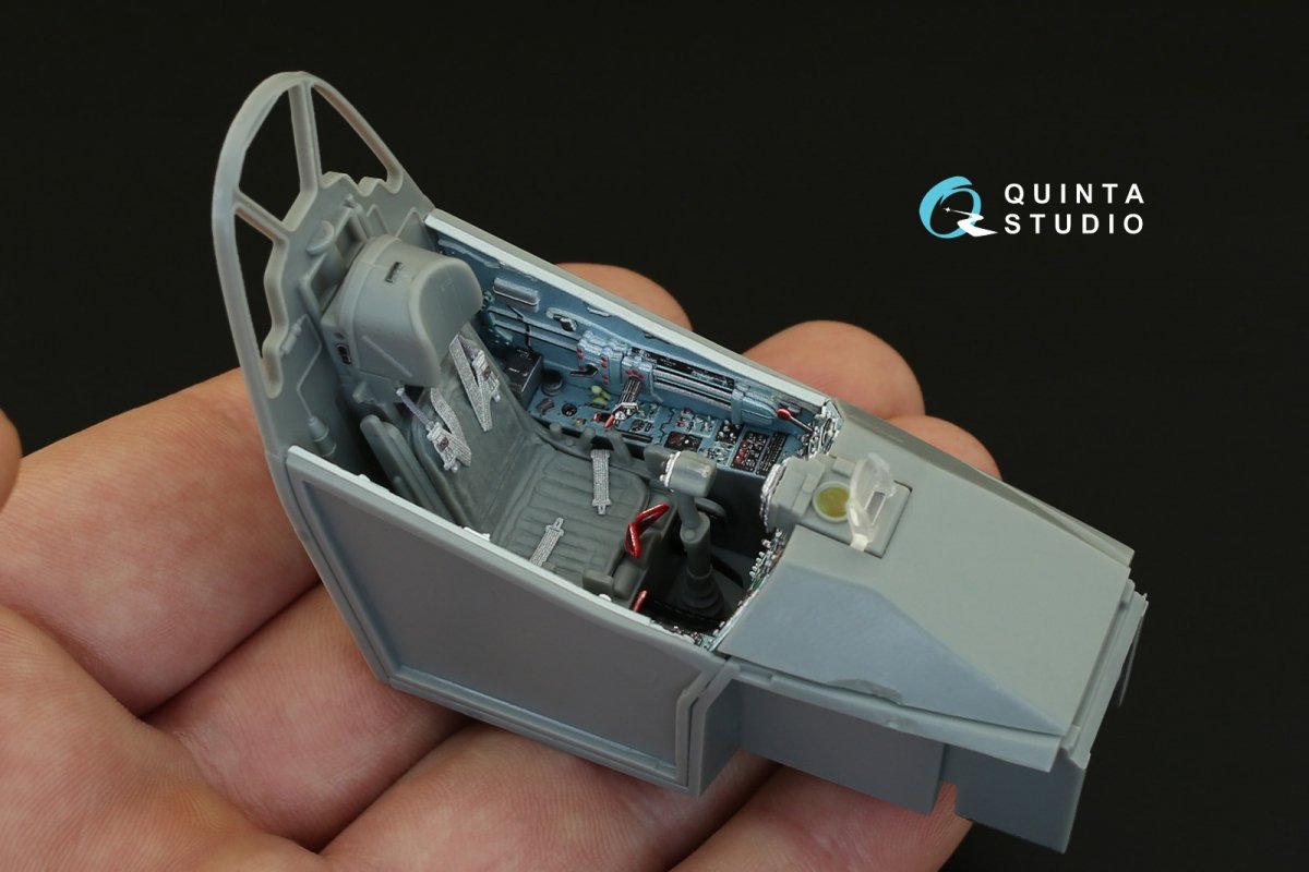 Quinta Studio QD32006 Su-25UB 3D-Printed &amp;amp; coloured Interior on decal paper (for Trumpeter kit) 1/32 – Bild 6