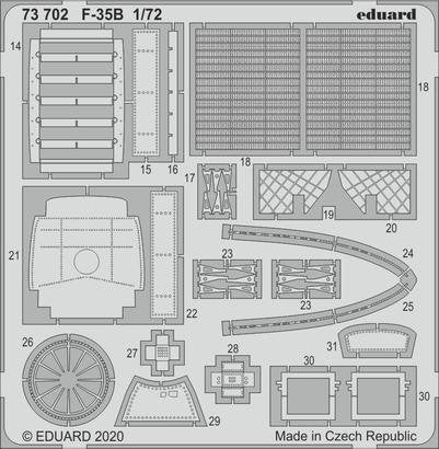 Eduard 73702 F-35B for Italeri 1/72 – zdjęcie 2