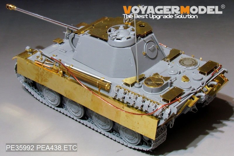 Voyager Model PEA438 WWII German Panther A/G Pz.Rgt.26 Anti Aircraft Armor（For TAKOM 2119/2120/2121) 1/35 – immagine 7