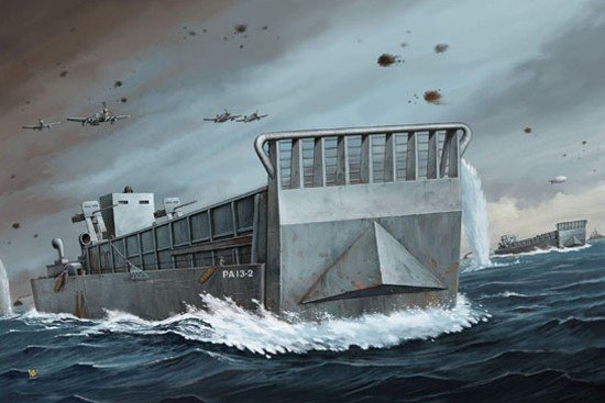 Trumpeter 07213 WW2 LCM 3 USN Véhicule Landing Craft (1/72)