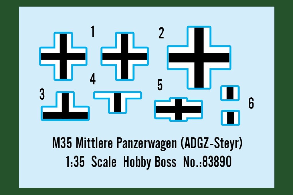 Hobby Boss 83890 M35 Mittlere Panzerwagen (ADGZ-Steyr) 1/35 – image 3