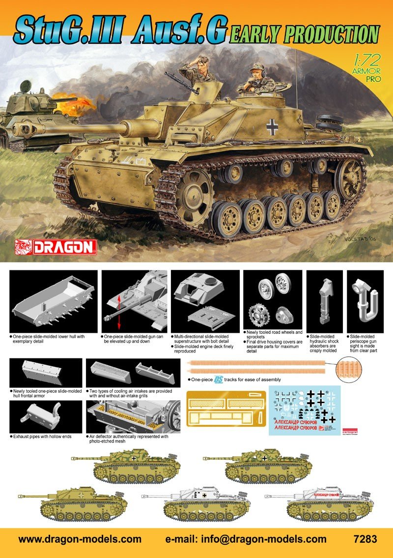 Dragon 7283 StuG.III Ausf.G Early Production 1/35 – Bild 2