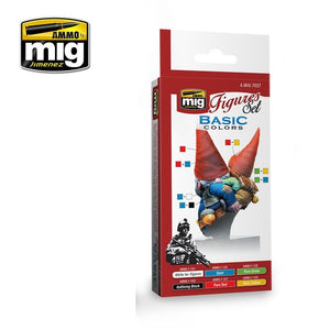 Ammo of Mig 7027 BASIC COLORS SET FOR FIGURES – immagine 2