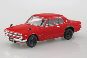 Aoshima 05884 Nissan Skyline 2000 GT-R (Red) 1/32 – immagine 2