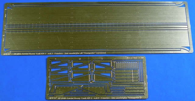 Aber 35193 Russian heavy tank KV-1 - vol.3 - additional set - fenders, late model 1/35