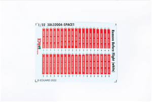 Eduard 3DL32004 Retirer avant le vol (blanc) 1/32