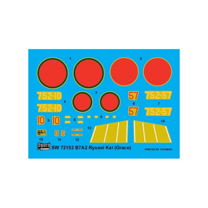 Épée 72152 Aichi B7A2 Grace 1/72 – image 3