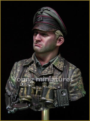Young Miniatures YM1831 German Waffen SS Officer 1944 1/10 – immagine 3