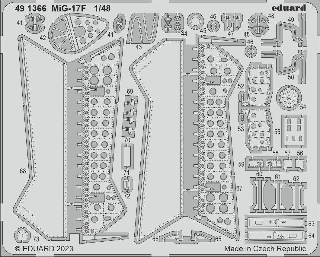 Eduard 491366 MiG-17F AMMO 1/48 – imagen 2