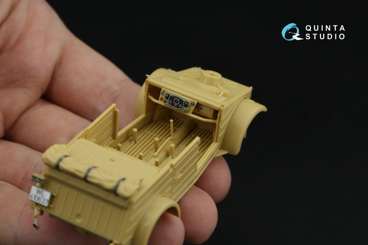 Quinta Studio QD48546 Kubelwagen Type 82 3D-Printed &amp;amp; coloured Interior on decal paper (Tamiya) 1/48 – immagine 9