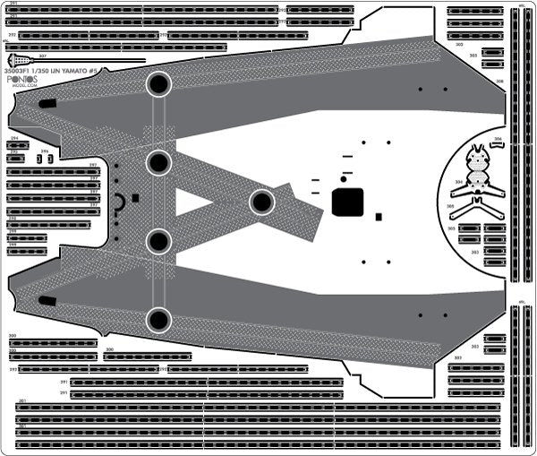 Pontos 35003F1 IJN Yamato Detail Up Set 1/350 – Bild 6