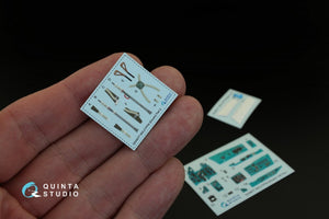 Quinta Studio QD48002 Yak-1 (early production) 3D-Printed &amp;amp; coloured Interior on decal paper (for all kits) 1/48 – Bild 2