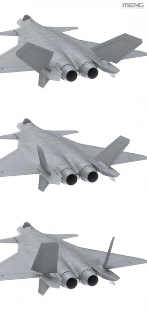 Meng LS-002 Chinese J-20 Stealth Fighter 1/48 – zdjęcie 13