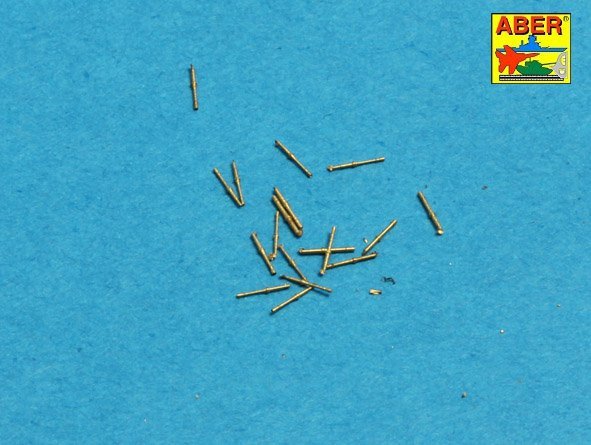 Aber 700 L-36 Set of 20 pcs 37 mm /54 Breda gun barrels for Italian Navy ships 1/700 – zdjęcie 2