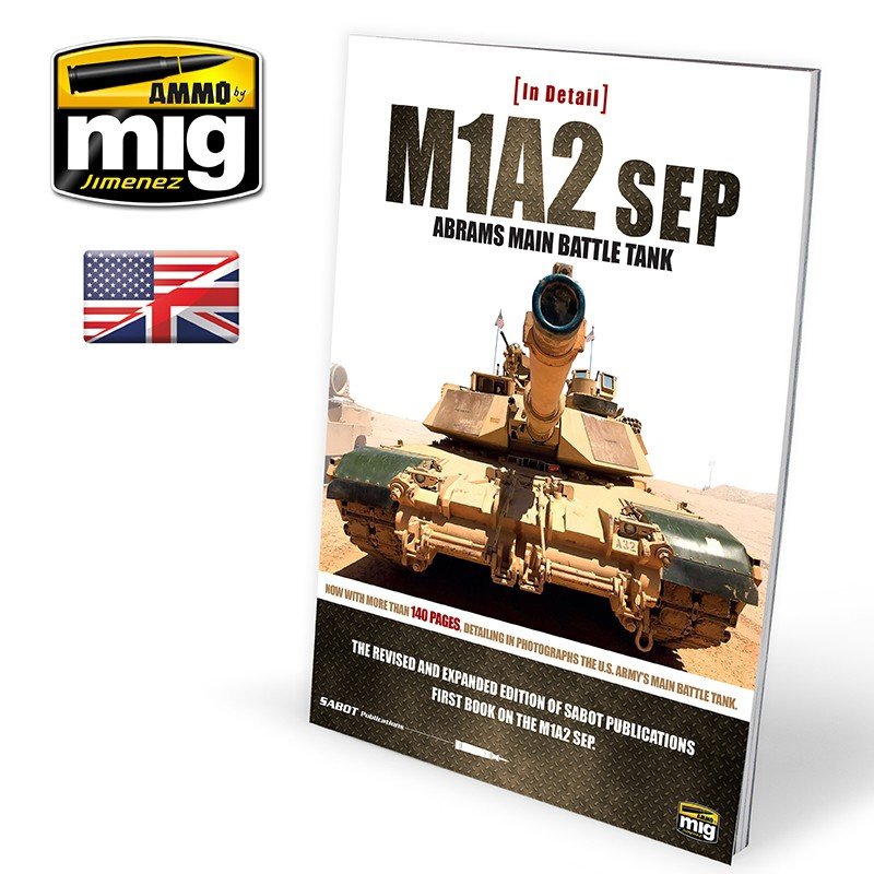 Munitions du char de combat principal M1A2SEP Abrams de Mig Jimenez 5950 (en anglais)