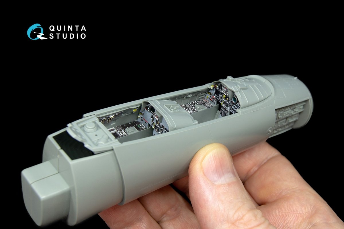 Quinta Studio QD48041 F-15D 3D-Printed &amp;amp; coloured Interior on decal paper (for GWH kit) 1/48 – immagine 5