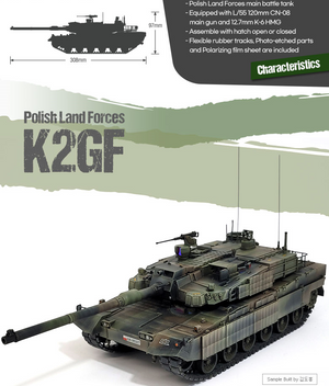 Academy 13560 Polish Land Forces K2GF 1/35 – immagine 4