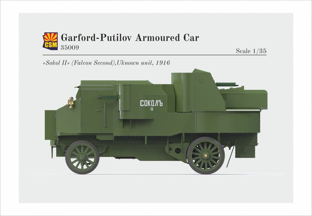 Copper State Models 35009 Garford-Putilov Armoured Car 1/35 – Bild 2