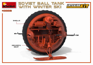 MiniArt 40008 SOVIET BALL TANK w/ WINTER SKI. INTERIOR KIT 1/35 – zdjęcie 13