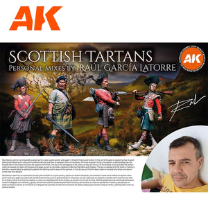 AK Interactive AK11766 SIGNATURE SET – RAÚL GARCÍA LATORRE – SCOTTISH TARTANS PAINT SET 18x17 ml – immagine 4