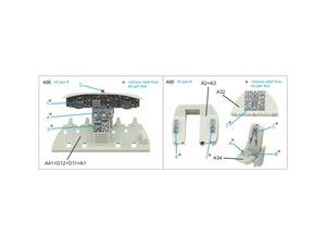 Quinta Studio QD72175 CH-47D 3D-Printed coloured Interior on decal paper (Trumpeter) 1/72 – zdjęcie 2