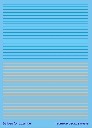 Techmod 48055 - Stripes for Lozenge 1/48