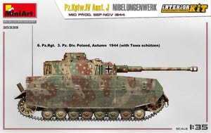 MiniArt 35339 Pz.Kpfw.IV Ausf. J Nibelungenwerk. MID PROD. SEP-NOV 1944 INTERIOR KIT 1/35 – immagine 6