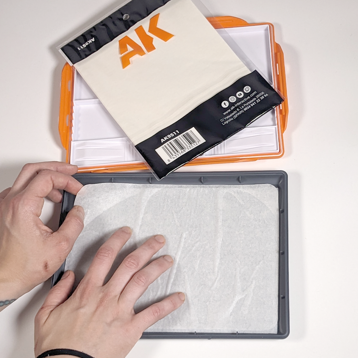 AK Interactive AK9510 AK WET PALETTE - Mokra paleta – zdjęcie 7