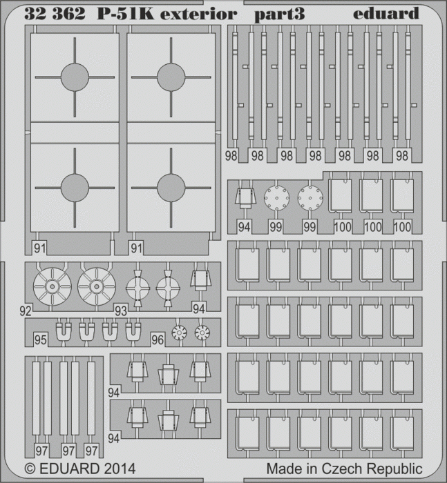 Eduard BIG3345 P-51K 1/32 Dragon – Bild 7