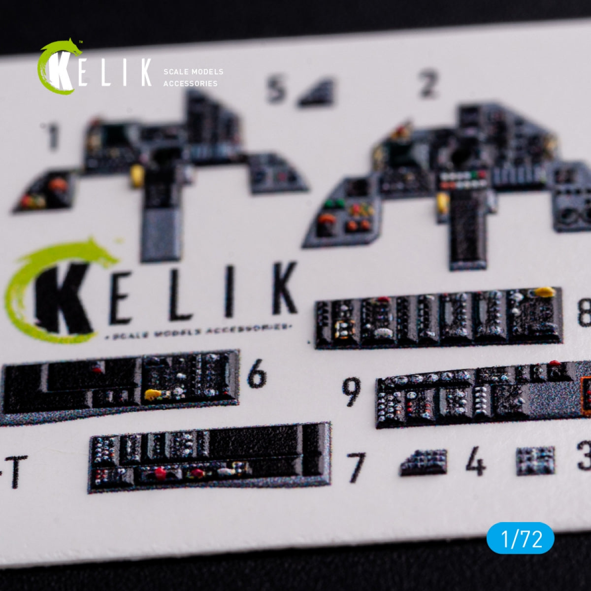 KELIK K72088 AMX-T interior 3D decals for Italeri kit 1/72 – zdjęcie 5