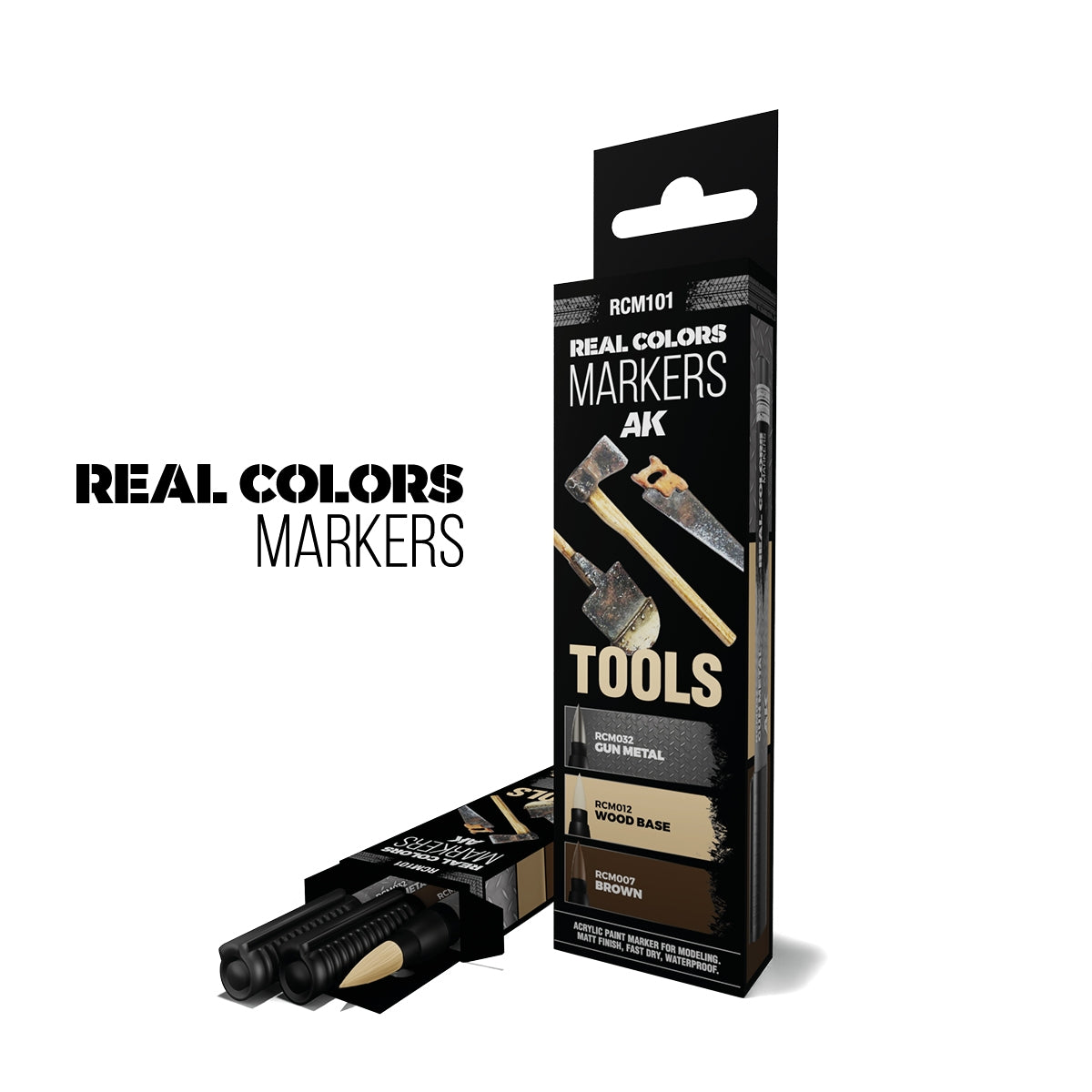AK Interactive RCM101 TOOLS – RC MARKERS SET RCM032 RCM012 RCM007 – Bild 2