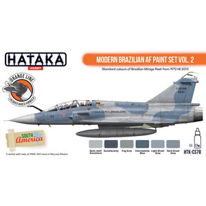 Hataka HTK-CS78 Modern Brazilian AF paint set vol. 2 (6x17ml) – image 2