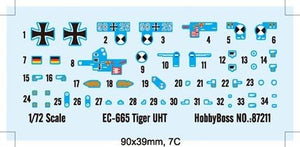 Hobby Boss 87211 Eurocopter Tiger UHT Prototype 1/72 – zdjęcie 2
