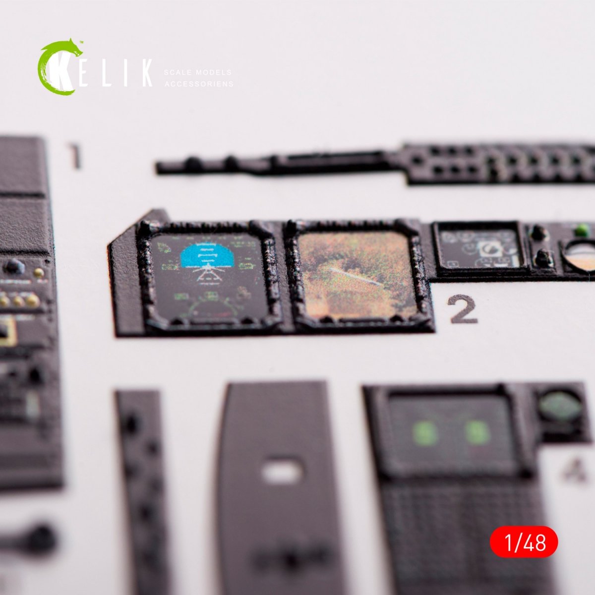 KELIK K48006 MV-22 OSPREY INTERIOR 3D DECALS FOR HOBBY BOS KIT 1/48 – immagine 4