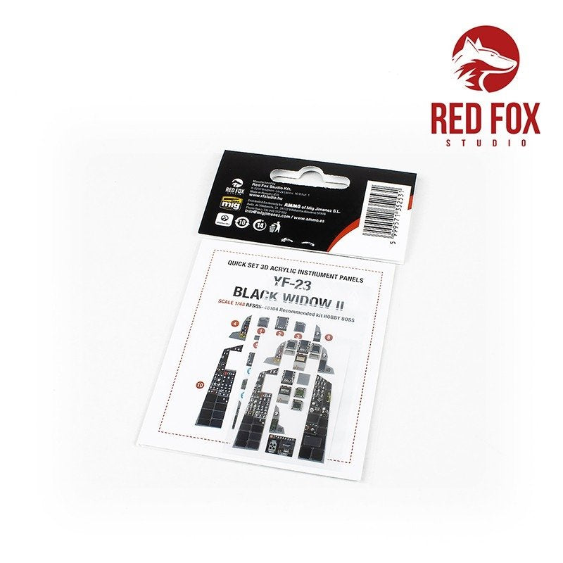 Red Fox Studio QS-48104 YF-23 Black Widow II (for Hobby Boss kit) 1/48 – immagine 2