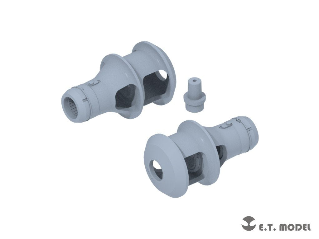 E.T. Model P35-301 WWII German 75mm KwK/Pak40 Muzzle Brake Type.1 ( 3D Print ) 1/35 – Bild 2