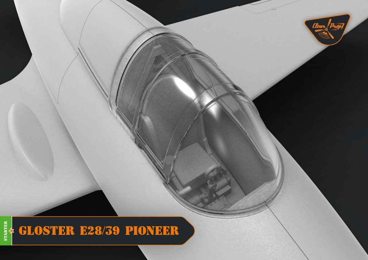 Clear Prop! CP72007 GLOSTER E28/39 PIONEER STARTER KIT 1/72 – imagen 7
