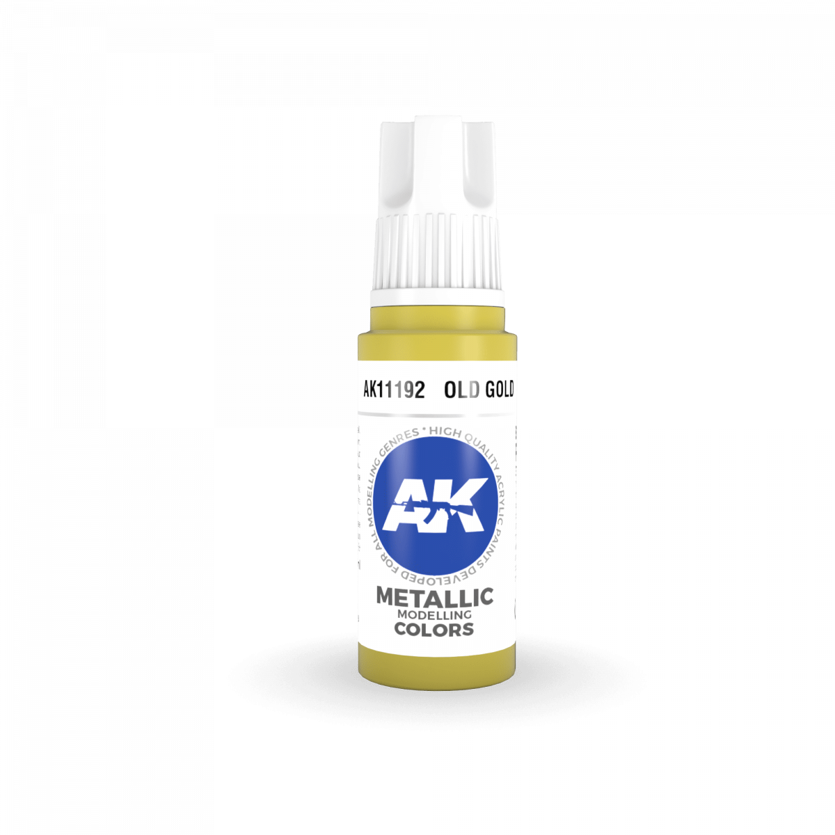 AK Interactive AK11192 OLD GOLD – METALLIC 17ml – immagine 2