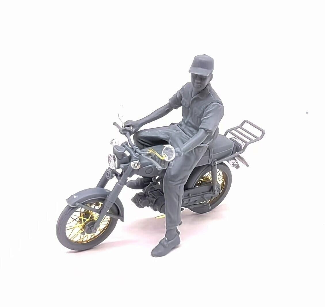 Gecko Models 35GM0127 60’~70&amp;#39;s Southern Vietnamese &amp;amp; Japanese SS50E Motorbike Set 1/35 – immagine 3