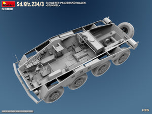 MiniArt 53001 Sd.Kfz.234/3 SCHWERER PANZERSPAHWAGEN STUMMEL 1/35 – image 8