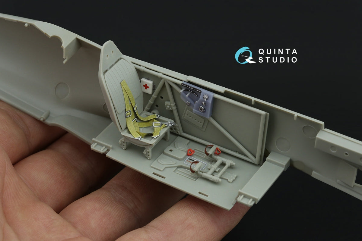Quinta Studio QD+32241 MiG-3 3D-Printed &amp;amp; coloured Interior on decal paper (Trumpeter) (with 3D-printed resin parts) 1/32 – immagine 11
