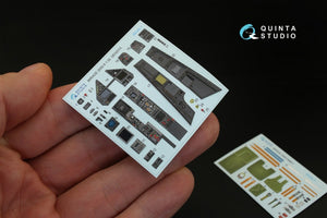 Quinta Studio QD32010 Mirage 2000-5 3D-Printed &amp;amp; coloured Interior on decal paper (for Kitty Hawk kit) 1/32 – immagine 4