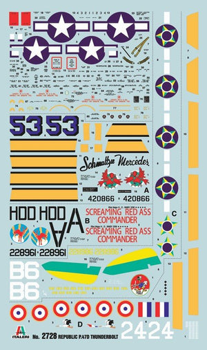 Italeri 2728 P-47D Thunderbolt 1/48 – zdjęcie 2