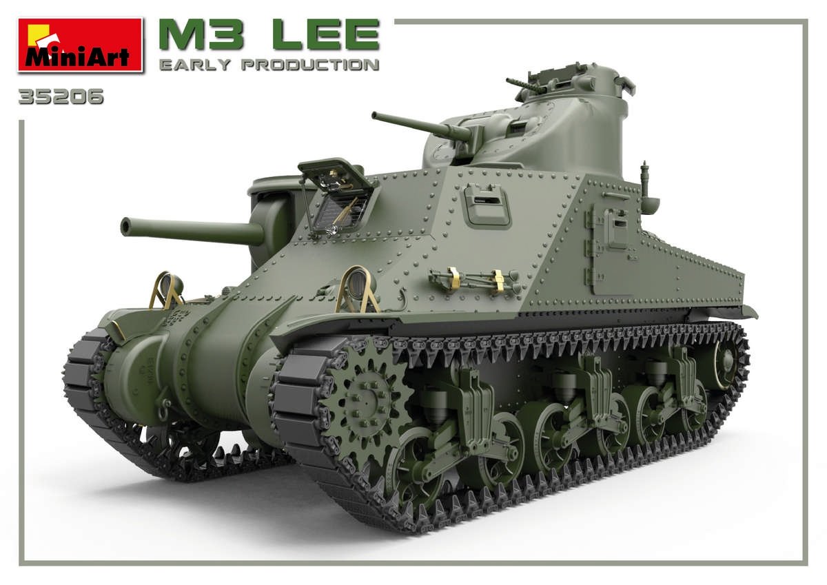 Miniart 35206 M3 Lee early prod. w/interior 1/35 – immagine 2