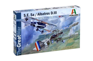 Italeri 1374 S.E.5a / ALBATROS D.III 1/72 – imagen 2