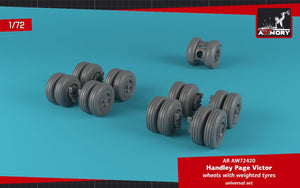 Armory Models AW72420 Roues HP Victor avec pneus lestés et garde-boue avant 1/72 – image 4