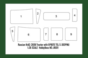 Hobby Boss 85523 Russian KrAZ-260B Tractor with MAZ/ChMZAP-5247G semitrailer 1/35 – imagen 5