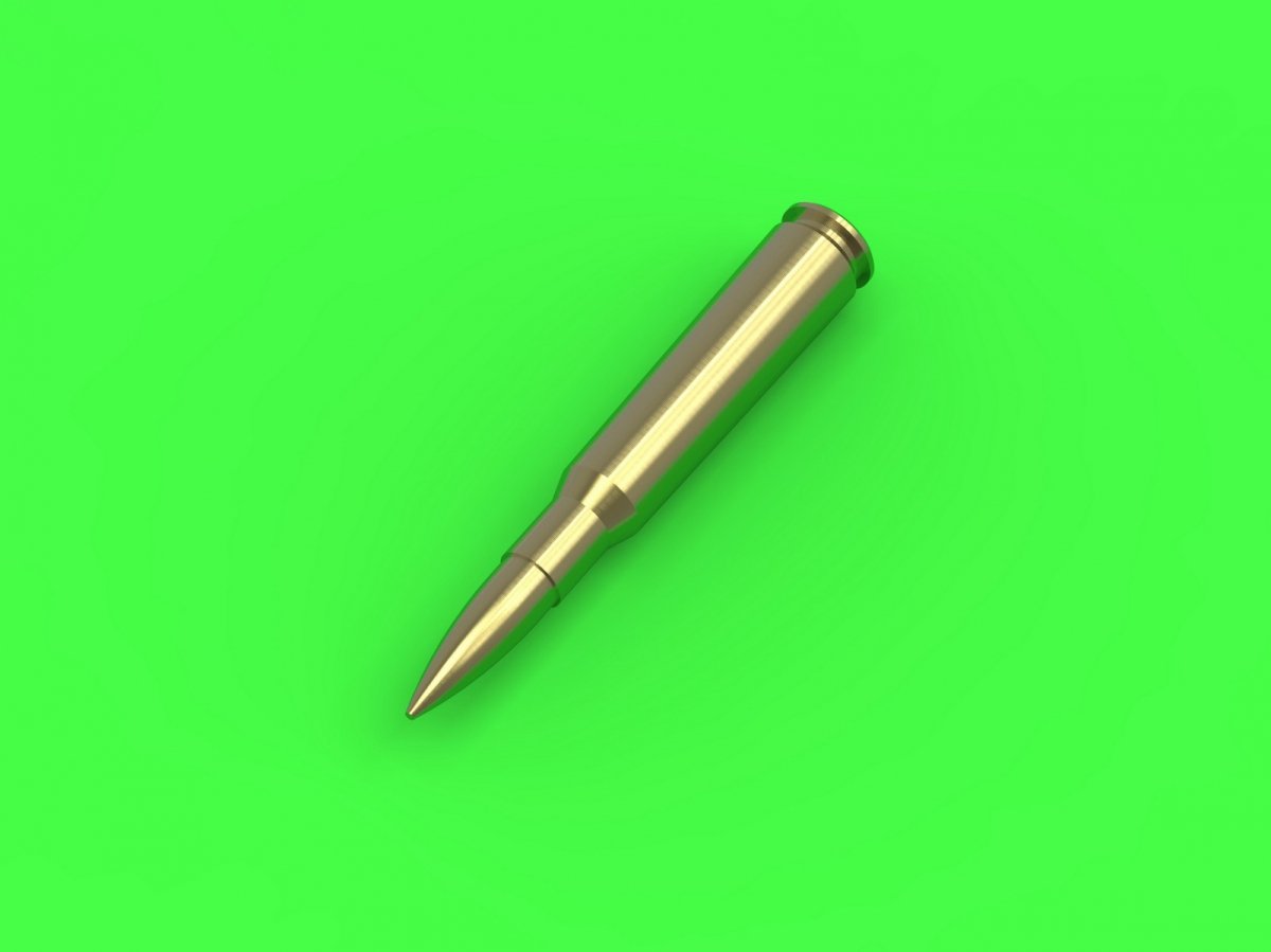 Master GM-16-002 Browning .50 caliber (12,7mm) - naboje (25sztuk) 1/16 – immagine 2